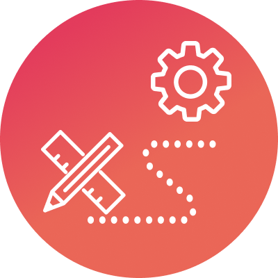 一貫対応のアイコン