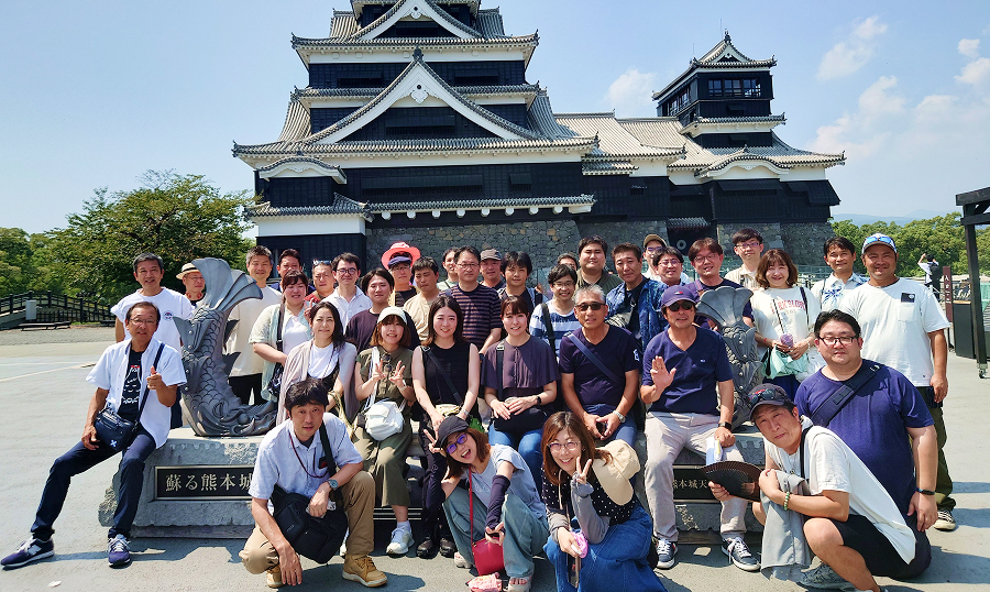 社員旅行の集合写真