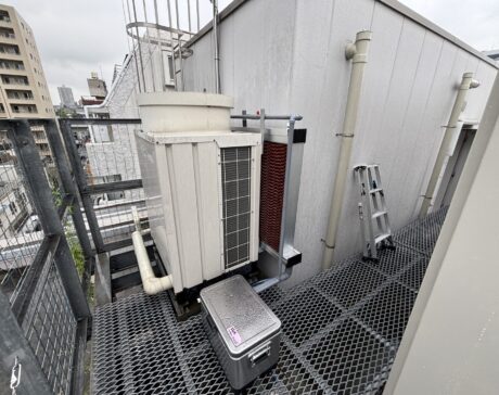 エアコン補助装置「エアポレーターシステム」による本社ビル検証試験