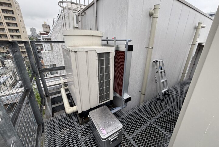 エアコン補助装置「エアポレーターシステム」による本社ビル検証試験